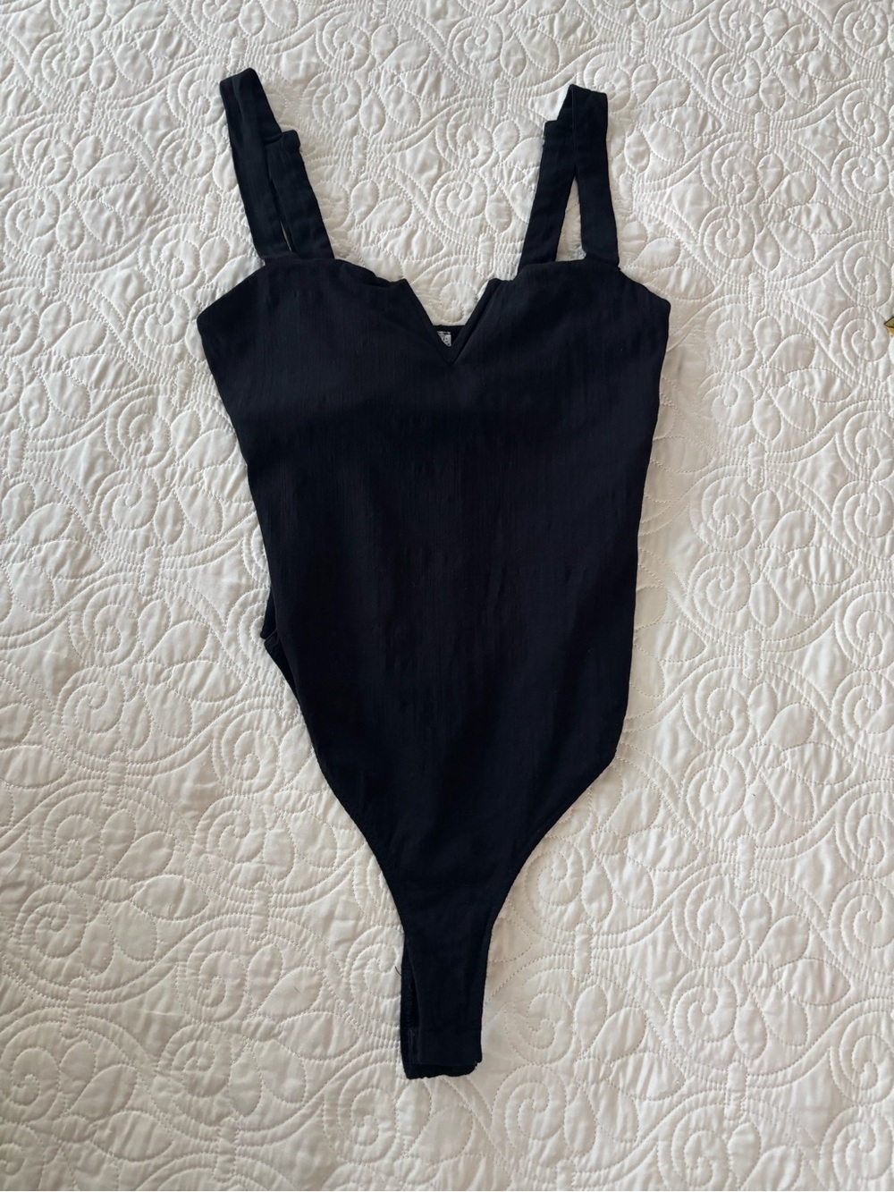 Free People Intimately Black Bodysuit Size S